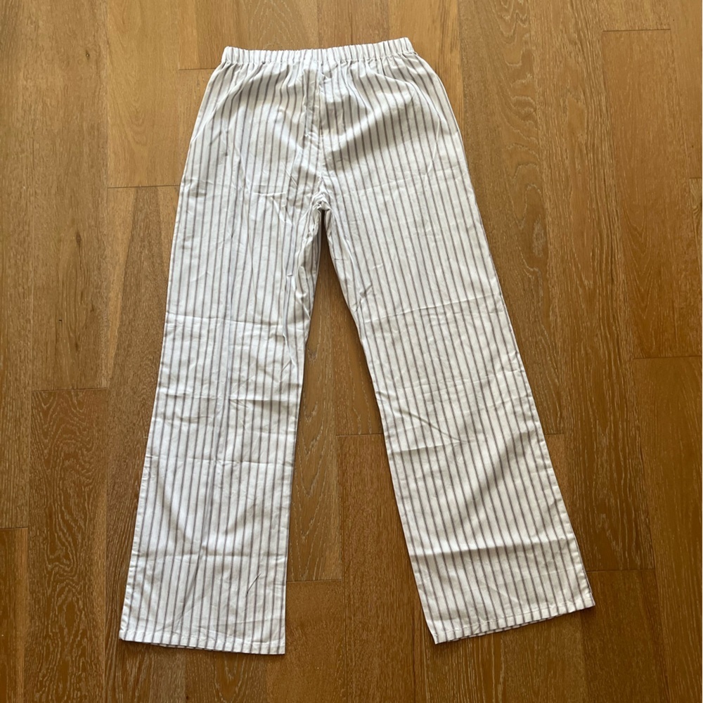 Primark Cream and Brown Striped Pajama Pants loungewear - Picture 7 of 7